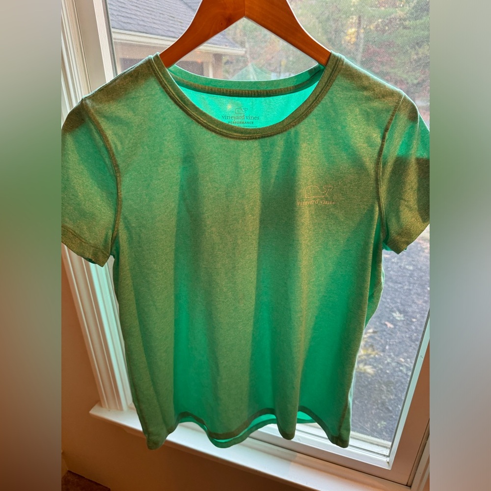 Sea green VV performance shirt